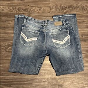 Buckle Black Men’s Jeans 34x34 Blue Stone Wash Straight Leg Denim Pants